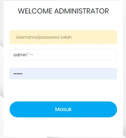 Contoh Subverting Application Logic